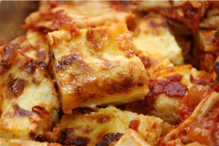 Lasagna al sugo vaschetta monoporzione 5 €/vaschetta