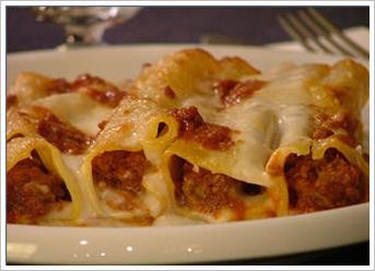 Cannelloni prosciutto ricotta vaschetta monoporzione 5 €/vashetta